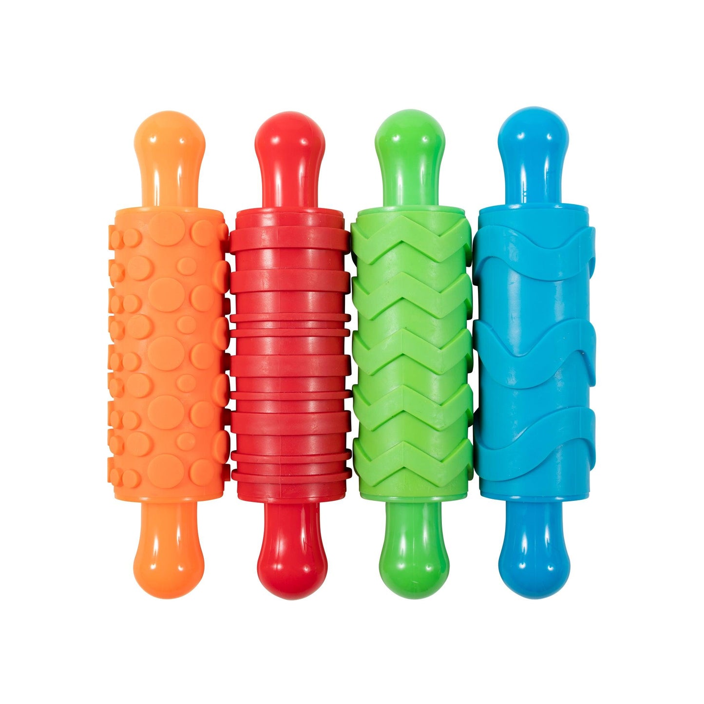 Paint and Clay Texture Rollers - Set of 4 - Loomini