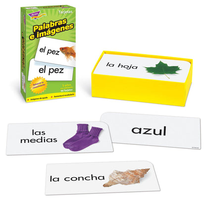 Palabras e imágenes (SP) Skill Drill Flash Cards, Pack of 3 - Loomini