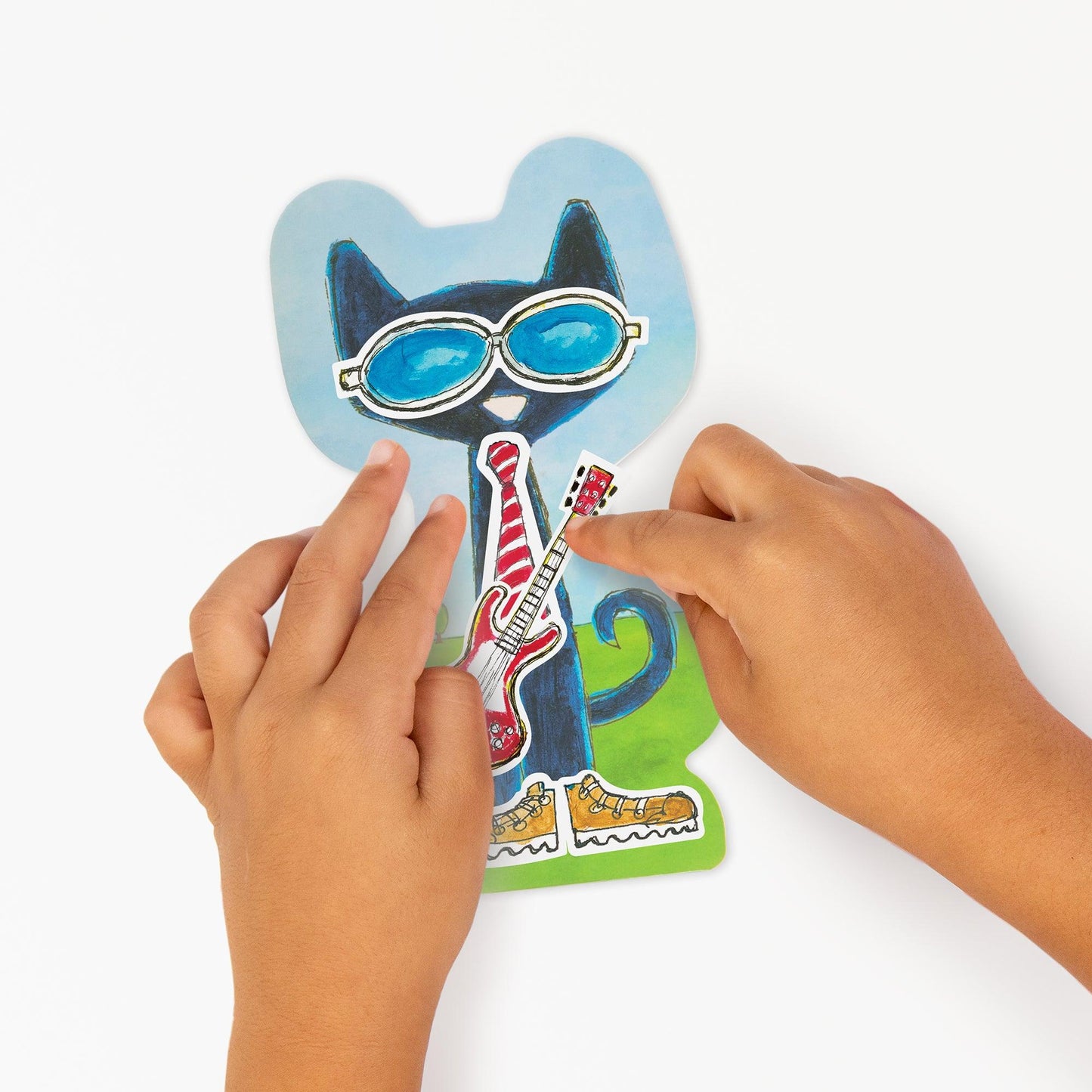 Papercraft Pete the Cat Coloring Activity Set - Loomini