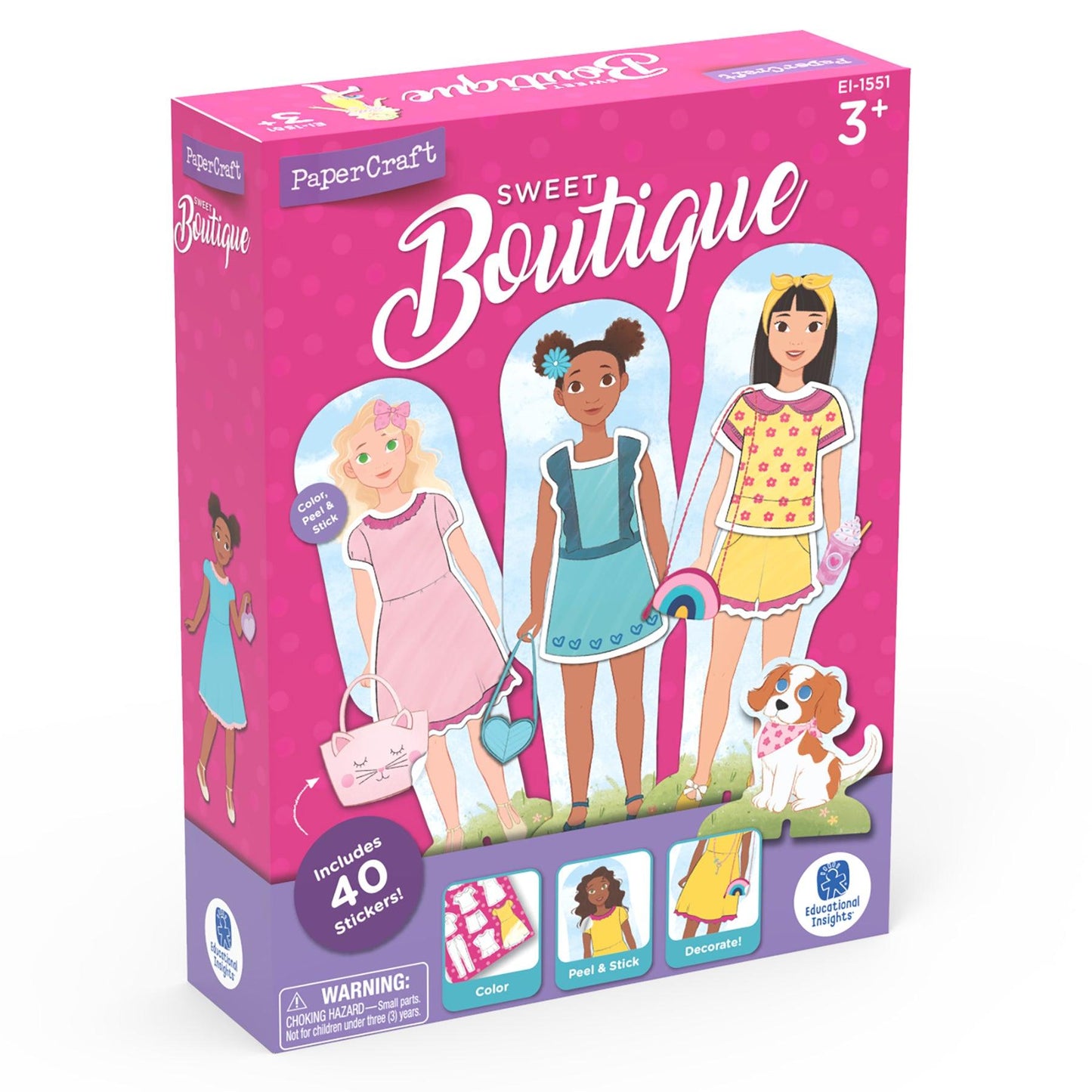 PaperCraft Sweet Boutique Paper Dolls - Loomini