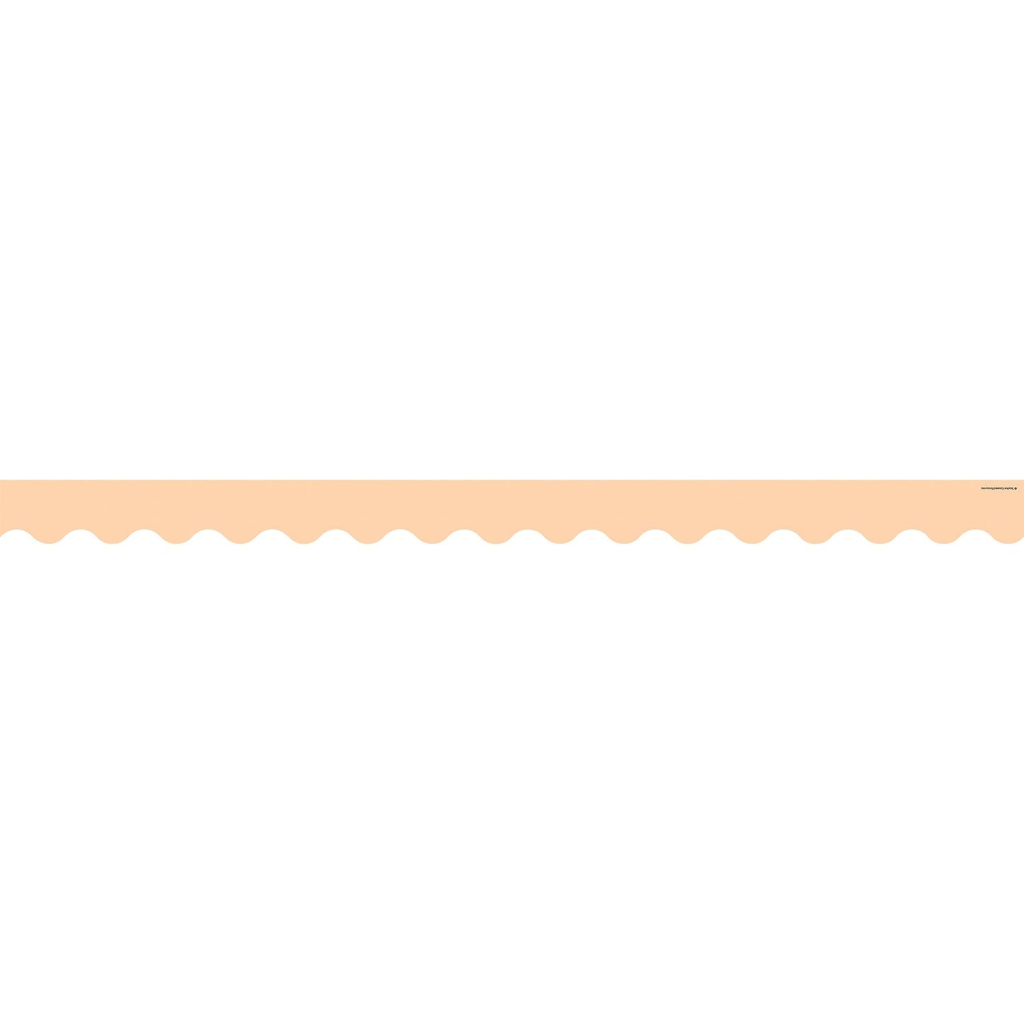 Peach Scalloped Border Trim, 35 Feet Per Pack, 6 Packs - Loomini