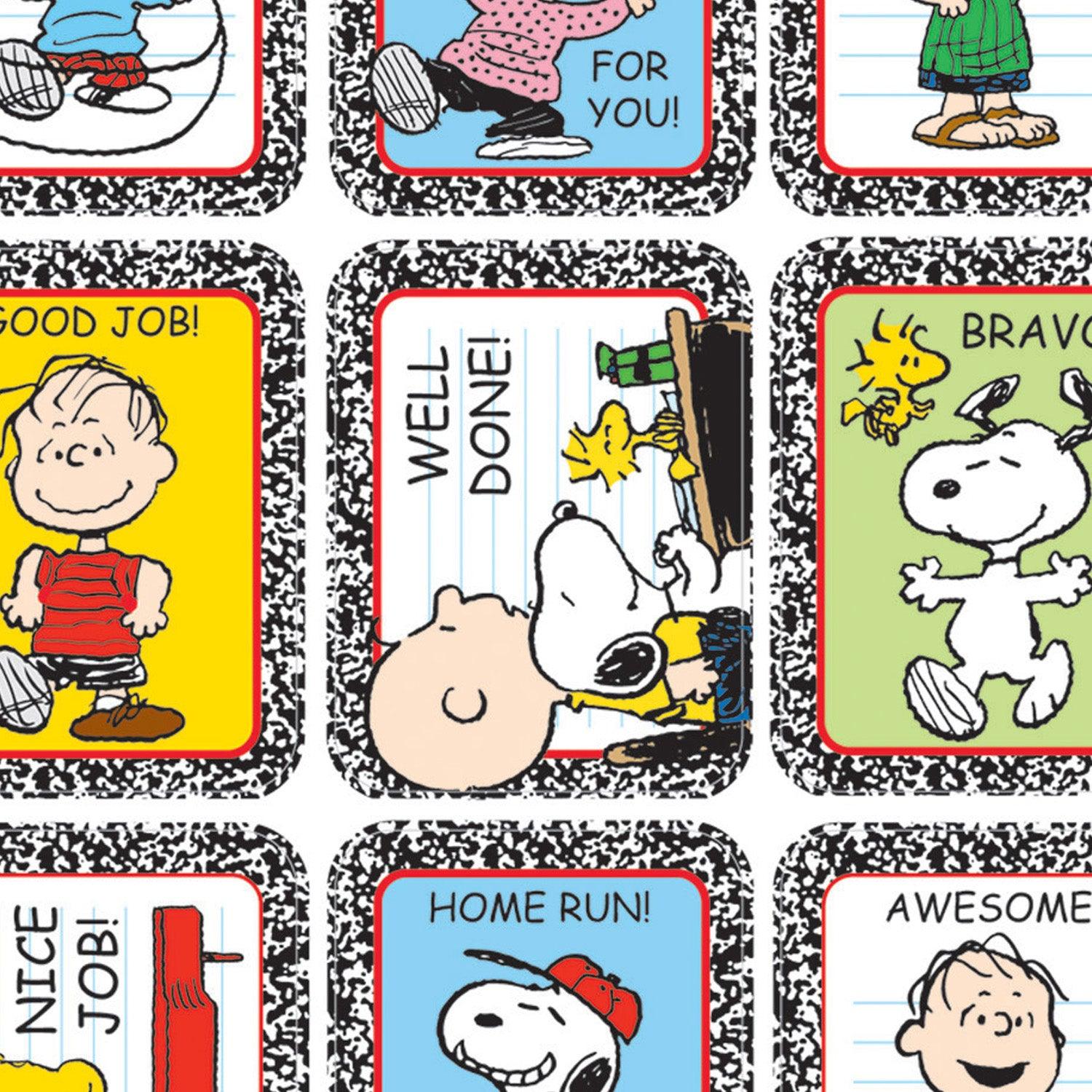 Peanuts® Motivational Sticker, 36 Per Pack, 12 Packs - Loomini