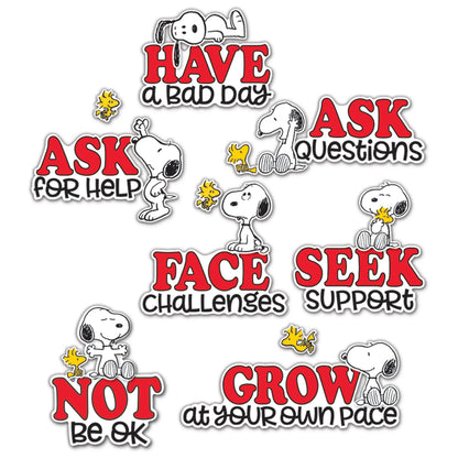 Peanuts® Snoopy It's Ok to... Bulletin Board Set, 42 Pieces - Loomini