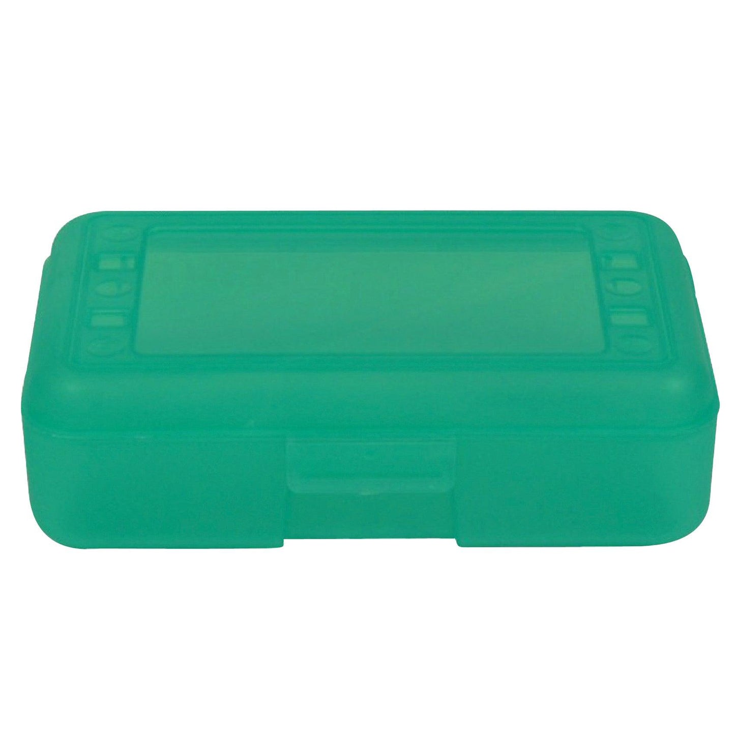 Pencil Box, Translucent Lime, Pack of 12 - Loomini