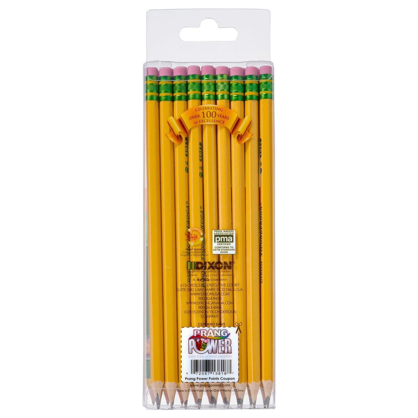 Pencils, #2 Soft, Yellow, Presharpened, 18 Per Pack, 2 Packs - Loomini