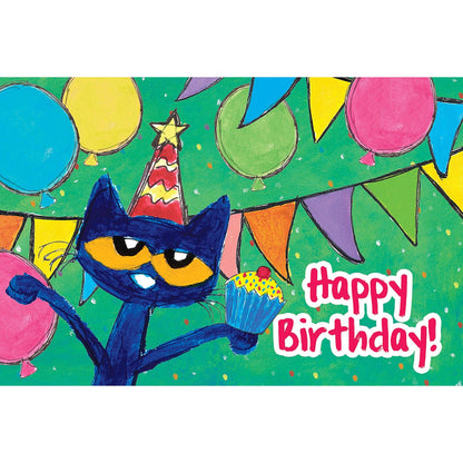 Pete The Cat Happy Birthday Postcards, 30 Per Pack, 6 Packs - Loomini