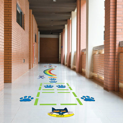 Pete the Cat Rainbow Boogie Sensory Path - Loomini