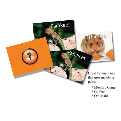 Pets Photographic Memory Matching Game, Pack of 3 - Loomini