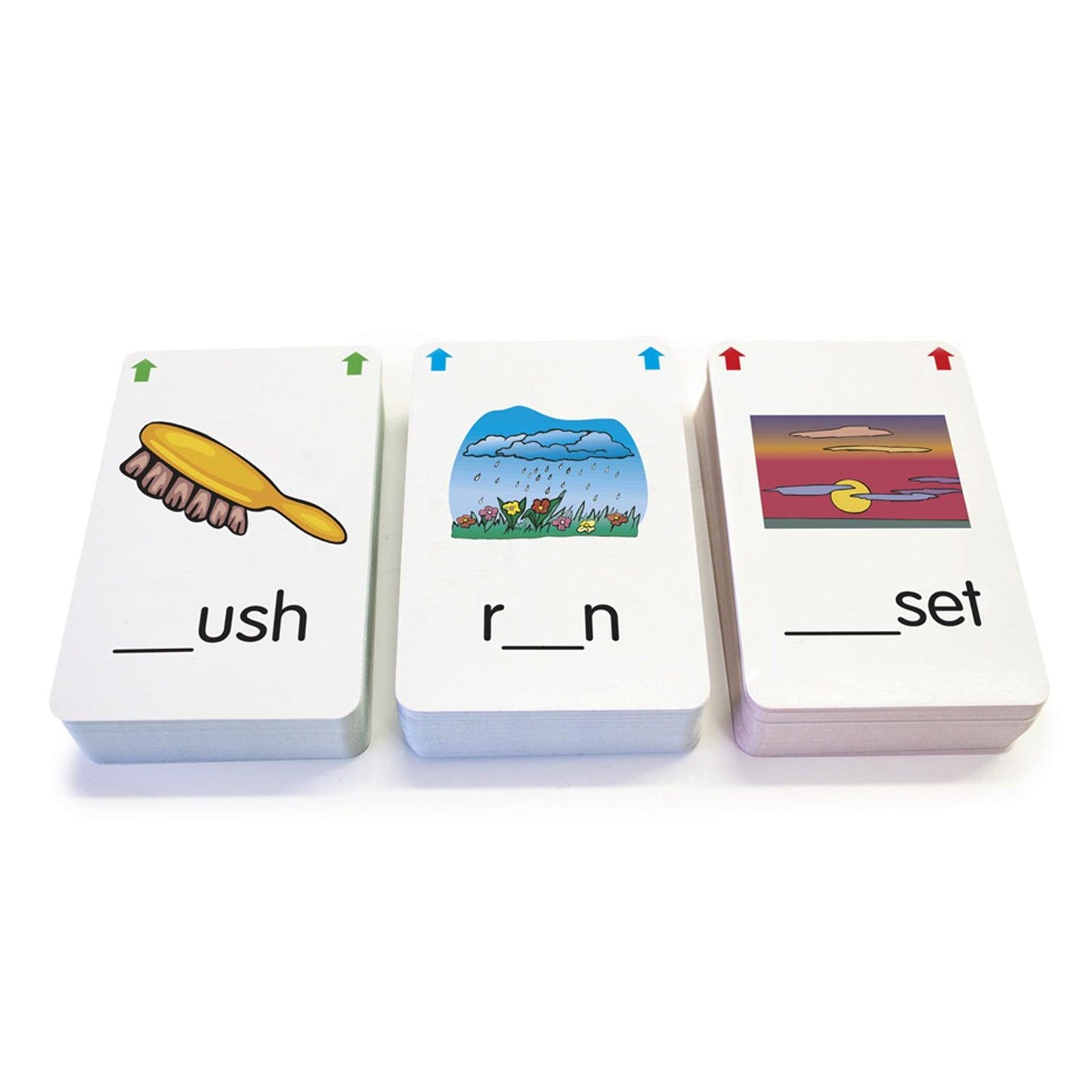 Phonics Flashcards, 3 Sets Per Pack, 3 Packs - Loomini