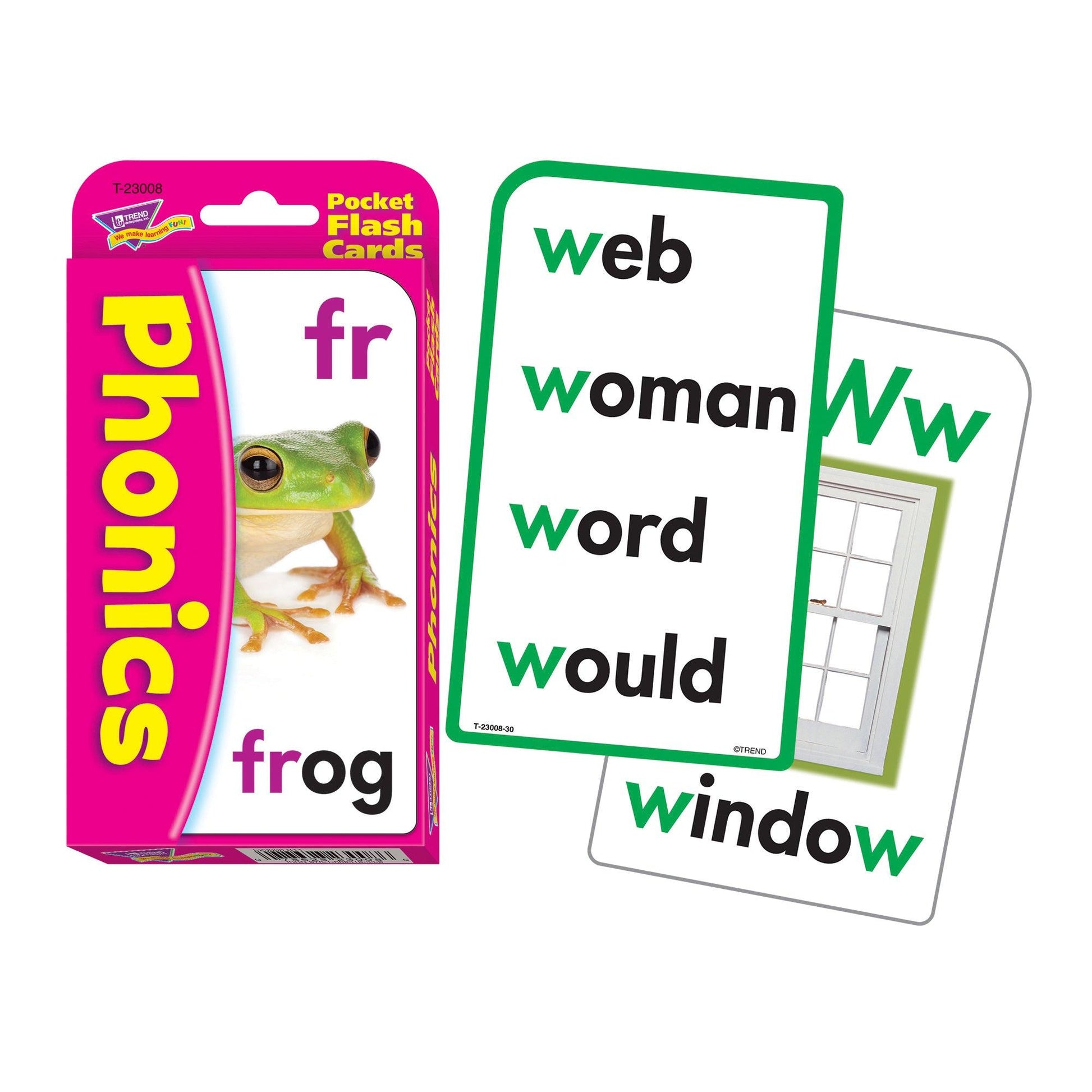 Phonics Pocket Flash Cards, 6 Packs - Loomini