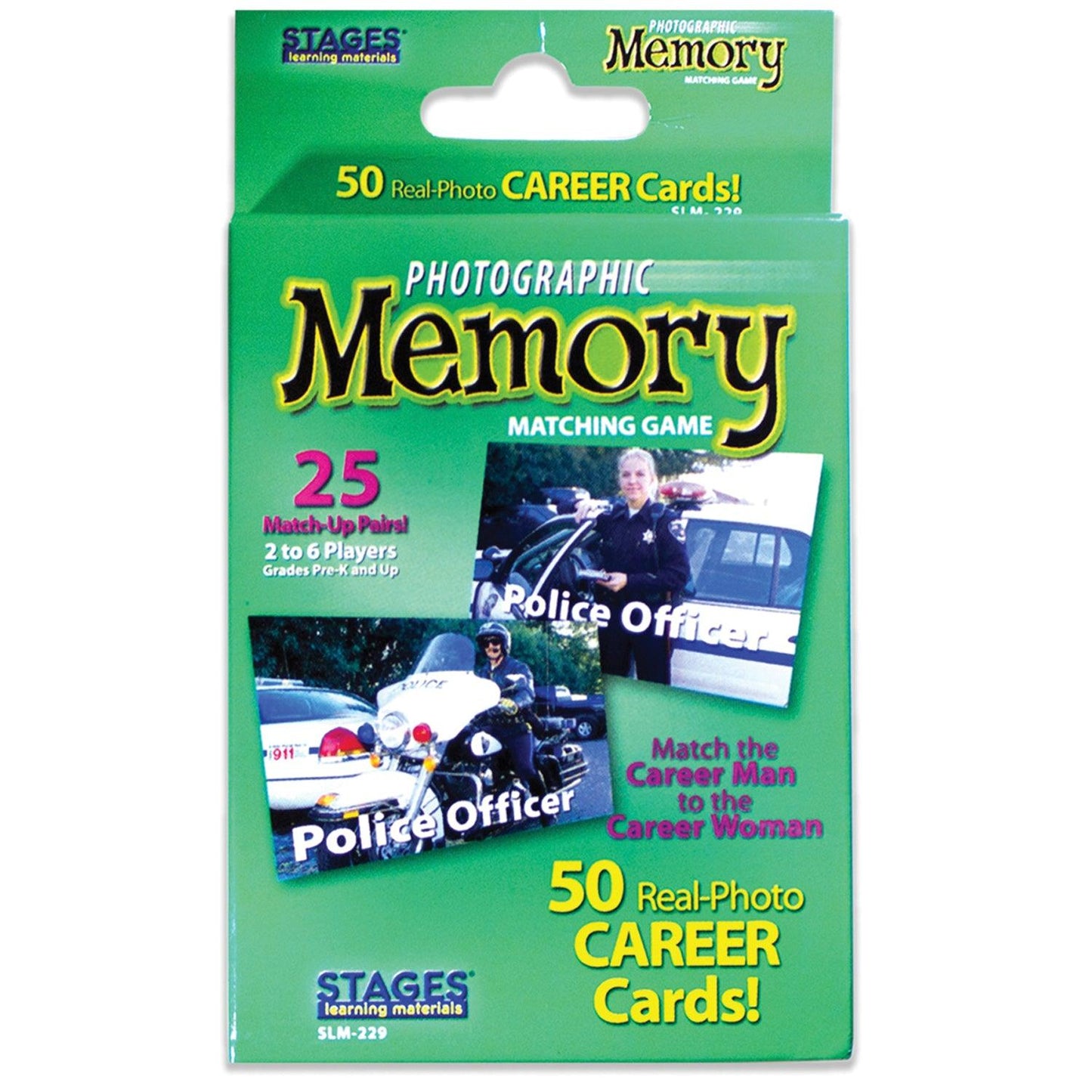 Photographic Memory Matching Game, Careers, Pack of 3 - Loomini