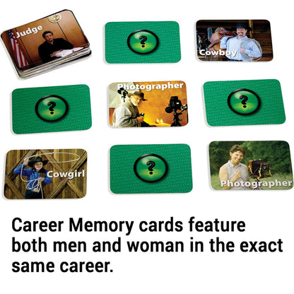 Photographic Memory Matching Game, Careers, Pack of 3 - Loomini