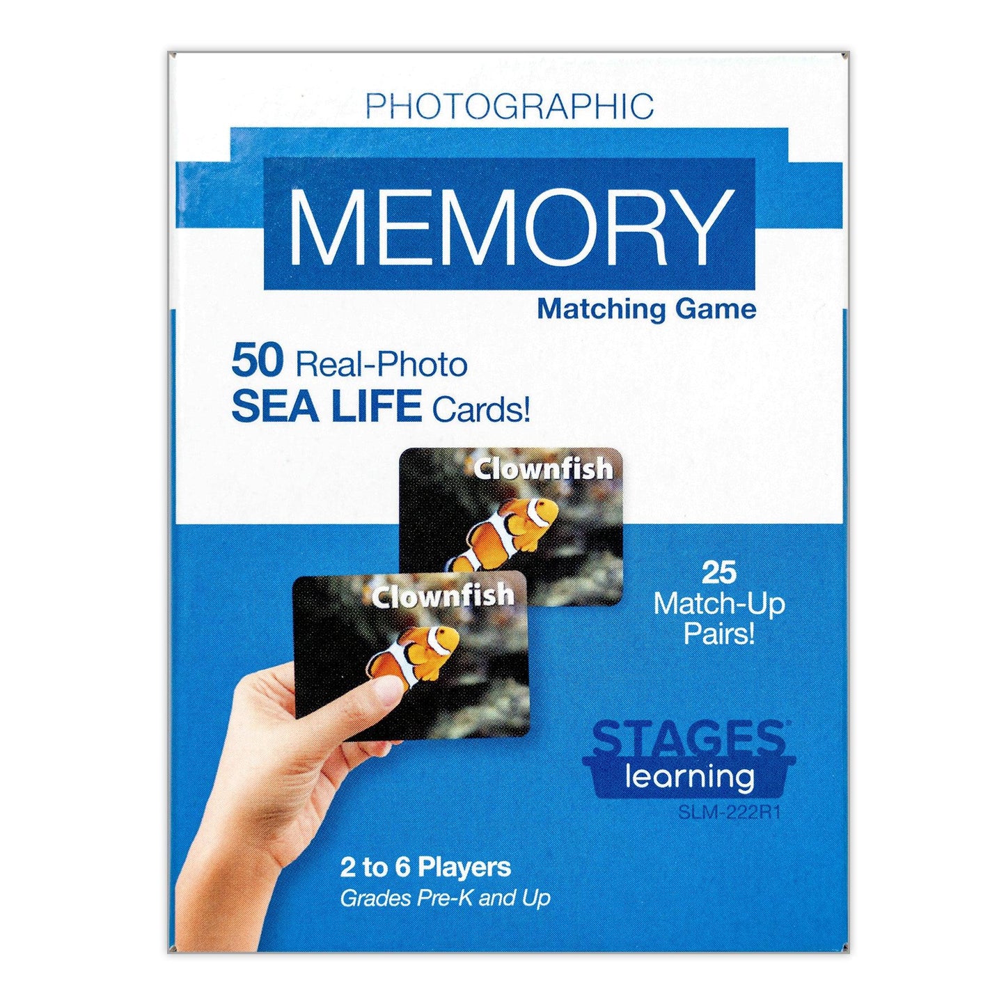 Photographic Memory Matching Game, Sea Life, Pack of 3 - Loomini