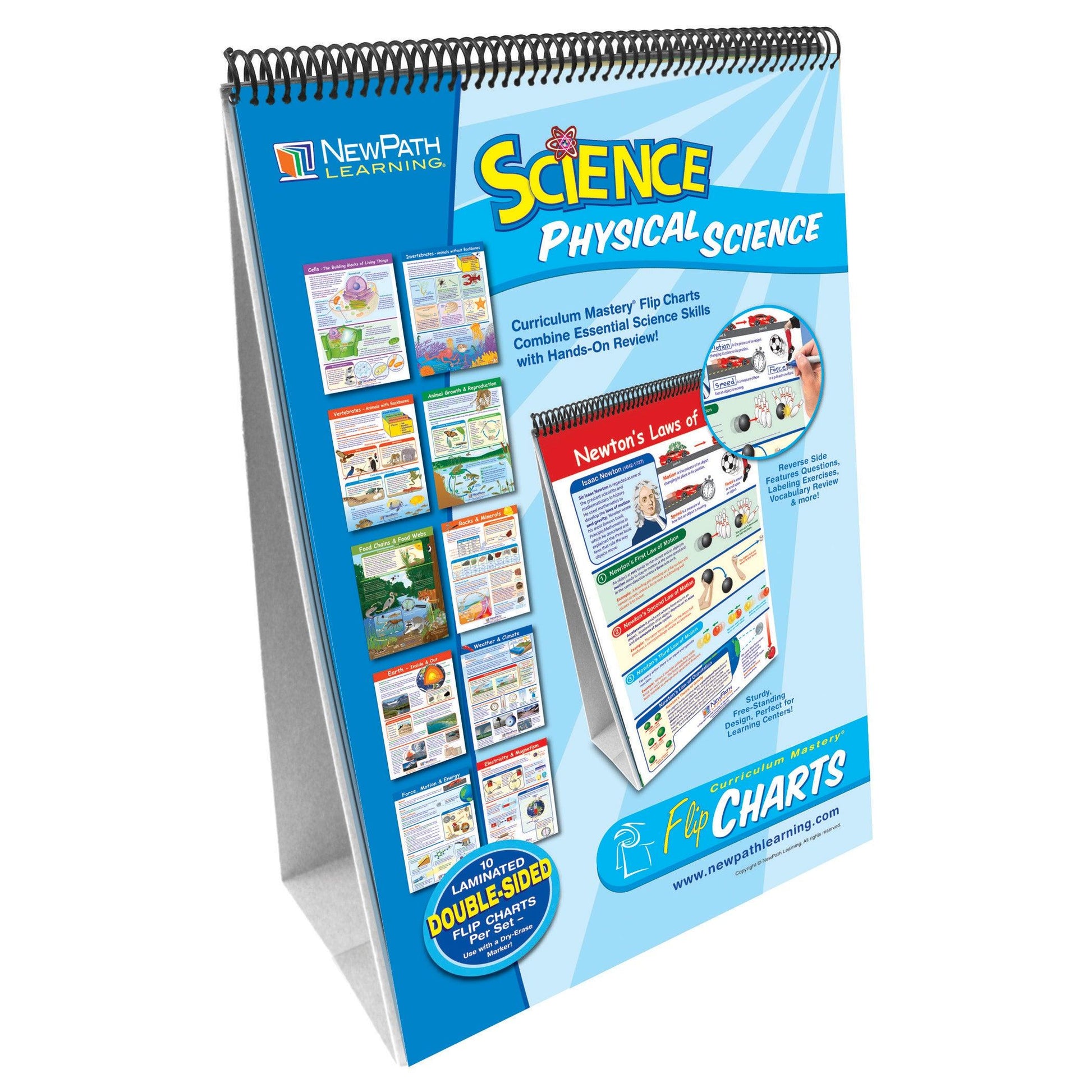 Physical Science Curriculum Mastery® Flip Chart, Grades 6-8 - Loomini
