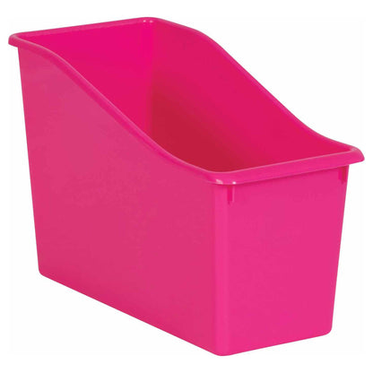 Pink Plastic Book Bin, Pack of 6 - Loomini