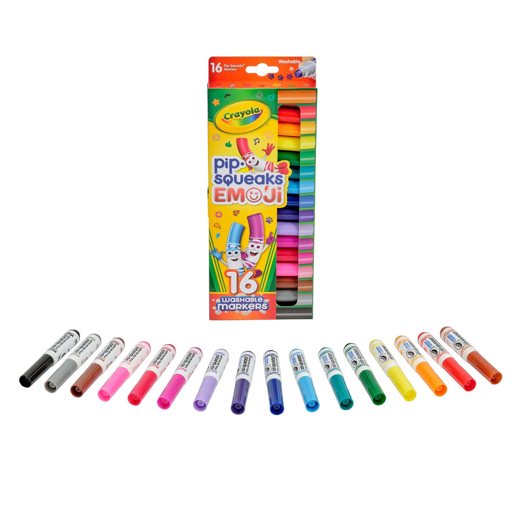 Pip Squeaks Stamper Markers, 16 Per Pack, 3 Packs - Loomini