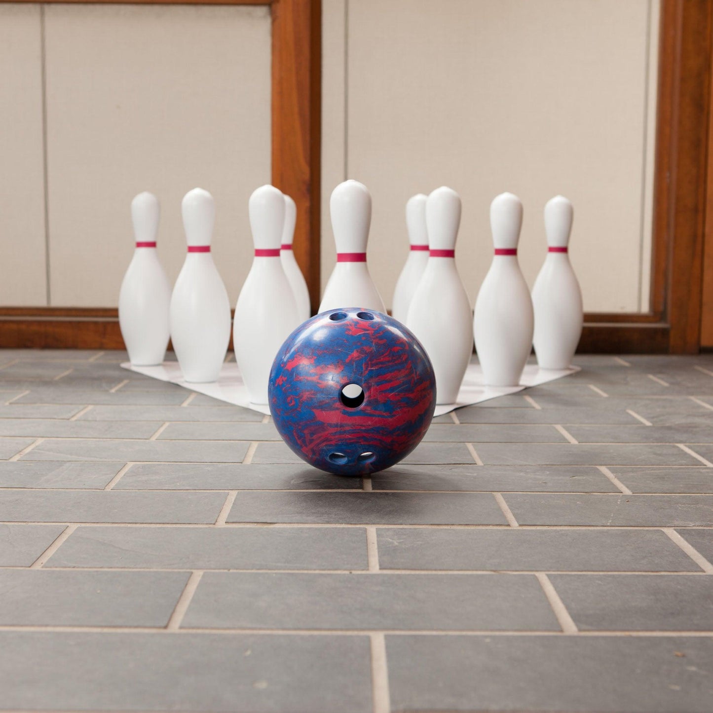 Plastic Bowling Ball & Pin Set - Loomini