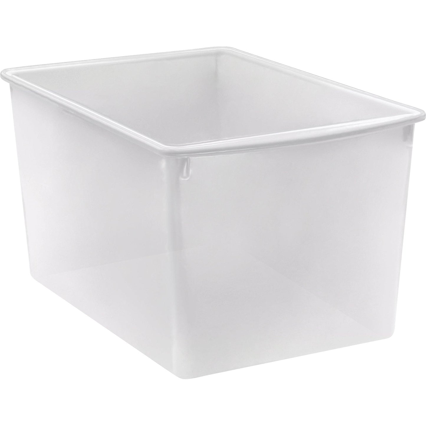 Plastic Multi-Purpose Bin, Clear, Pack of 6 - Loomini