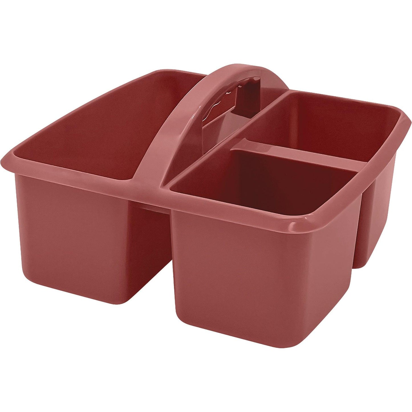 Plastic Storage Caddy, Deep Rose, Pack of 6 - Loomini