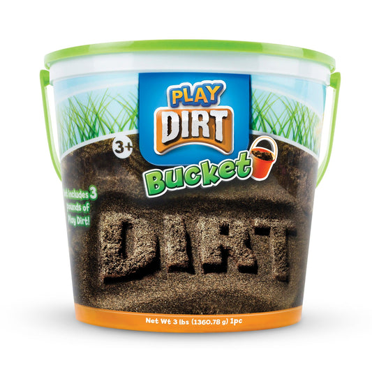 Play Dirt Bucket, 3 Pounds - Loomini