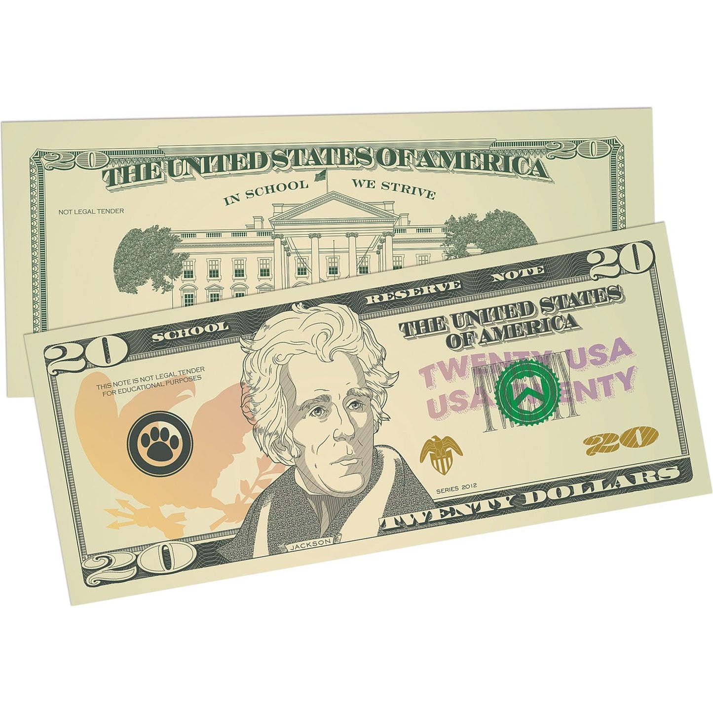 Play Money: Assorted Bills, 110 Per Pack, 6 Packs - Loomini