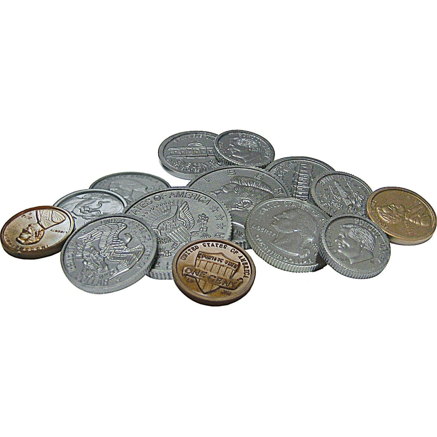 Play Money: Assorted Coins, Pack of 6 - Loomini