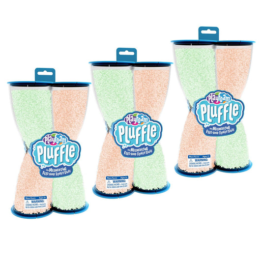 Playfoam® Pluffle™ Twist Glow-in-the-Dark, 3 Packs - Loomini