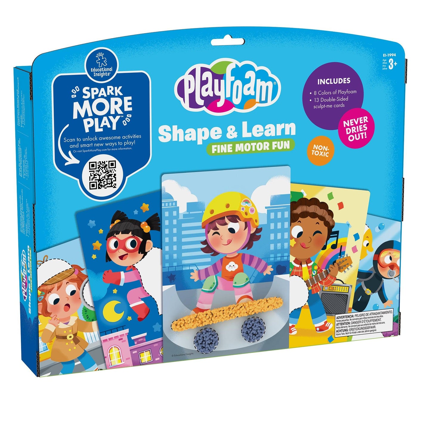 Playfoam® Shape & Learn Fine Motor Fun - Loomini