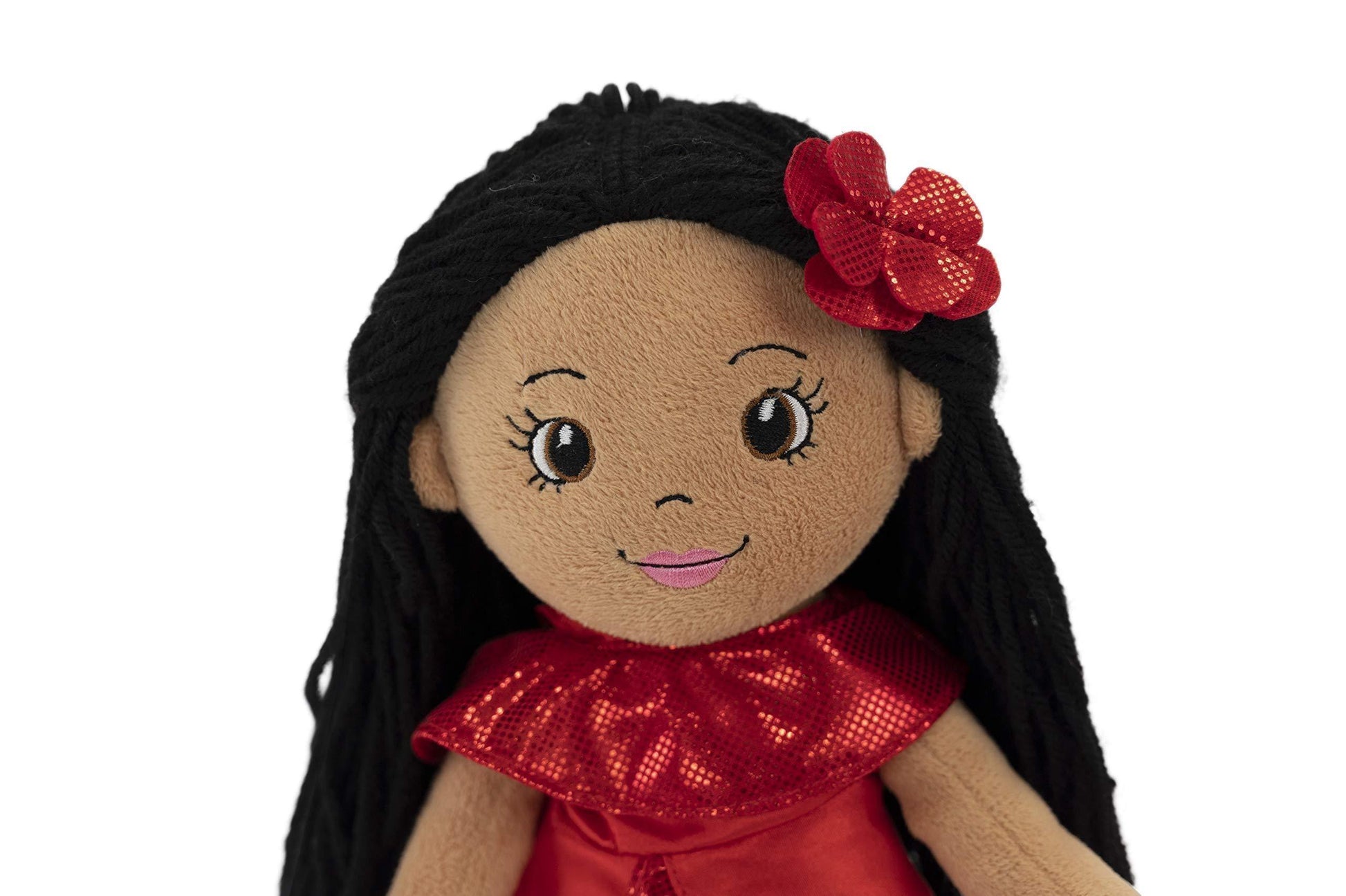 Playtime by Eimmie 14” Soft Baby Doll Plush Rag Dolls for 2 Year Old Girls & Boys Toddler & Infants Washable & Sensory Fabric Body Julie - Loomini