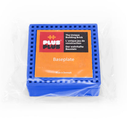 Plus-Plus® Baseplates, Classroom Pack, Blue, Set of 12 - Loomini