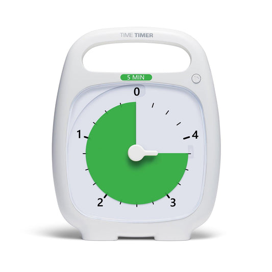 PLUS® 5 Minute Timer, White - Loomini