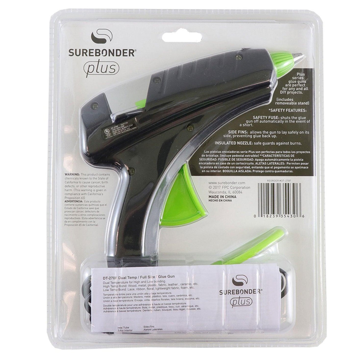 Plus Series Dual Temperature Hot Glue Gun - Loomini