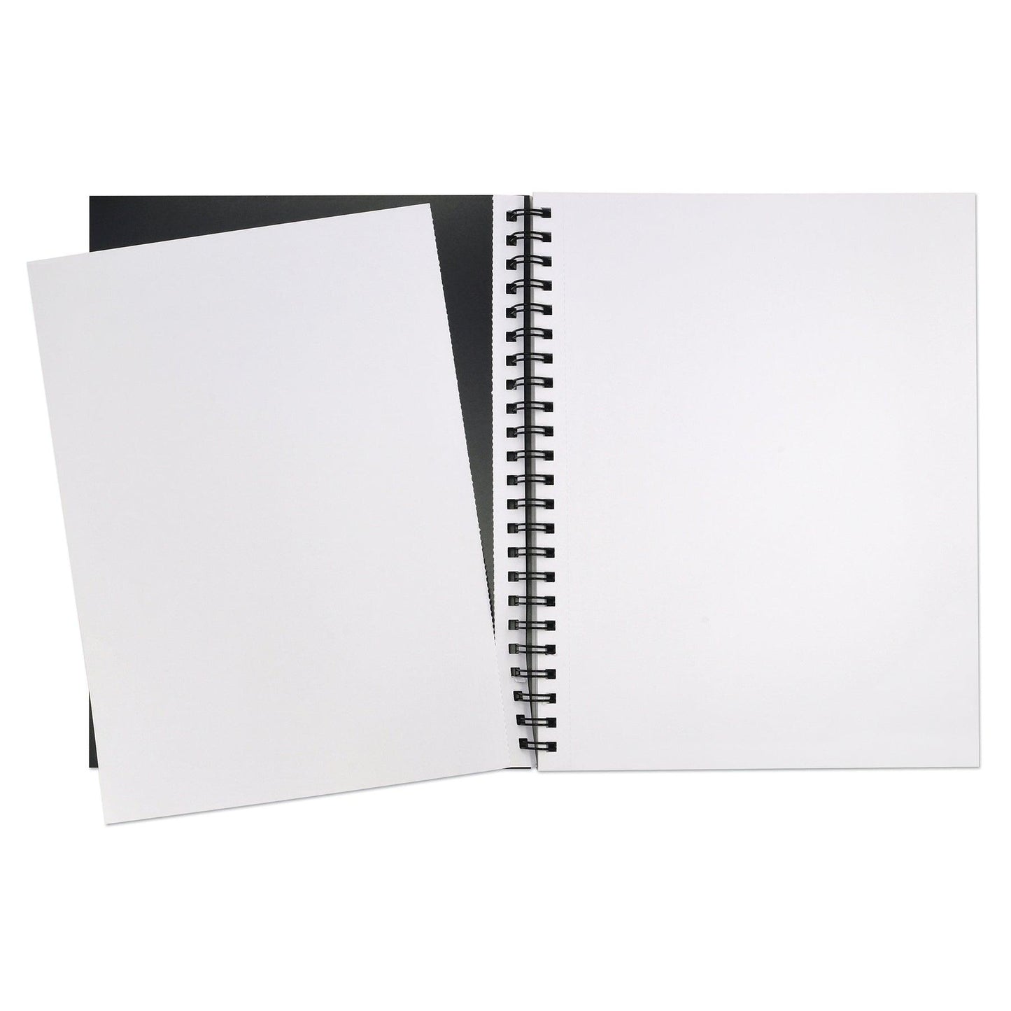 Poly Cover Sketch Book, Heavyweight, 12" x 9", 75 Sheets, Pack of 3 - Loomini