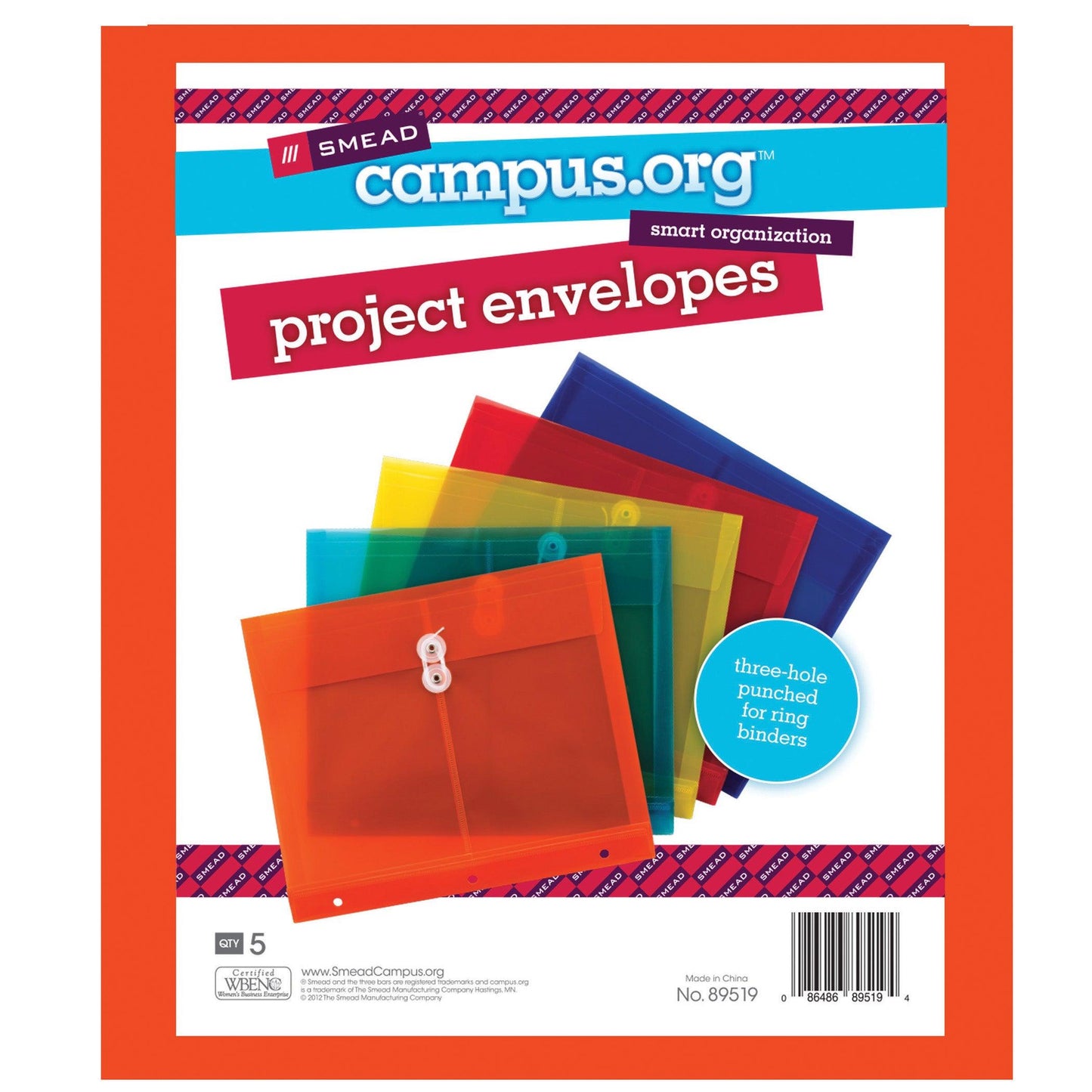 Poly Project Envelopes, 5 Per Pack, 2 Packs - Loomini