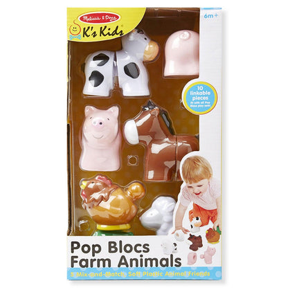 Pop Blocs Farm Animals - Loomini