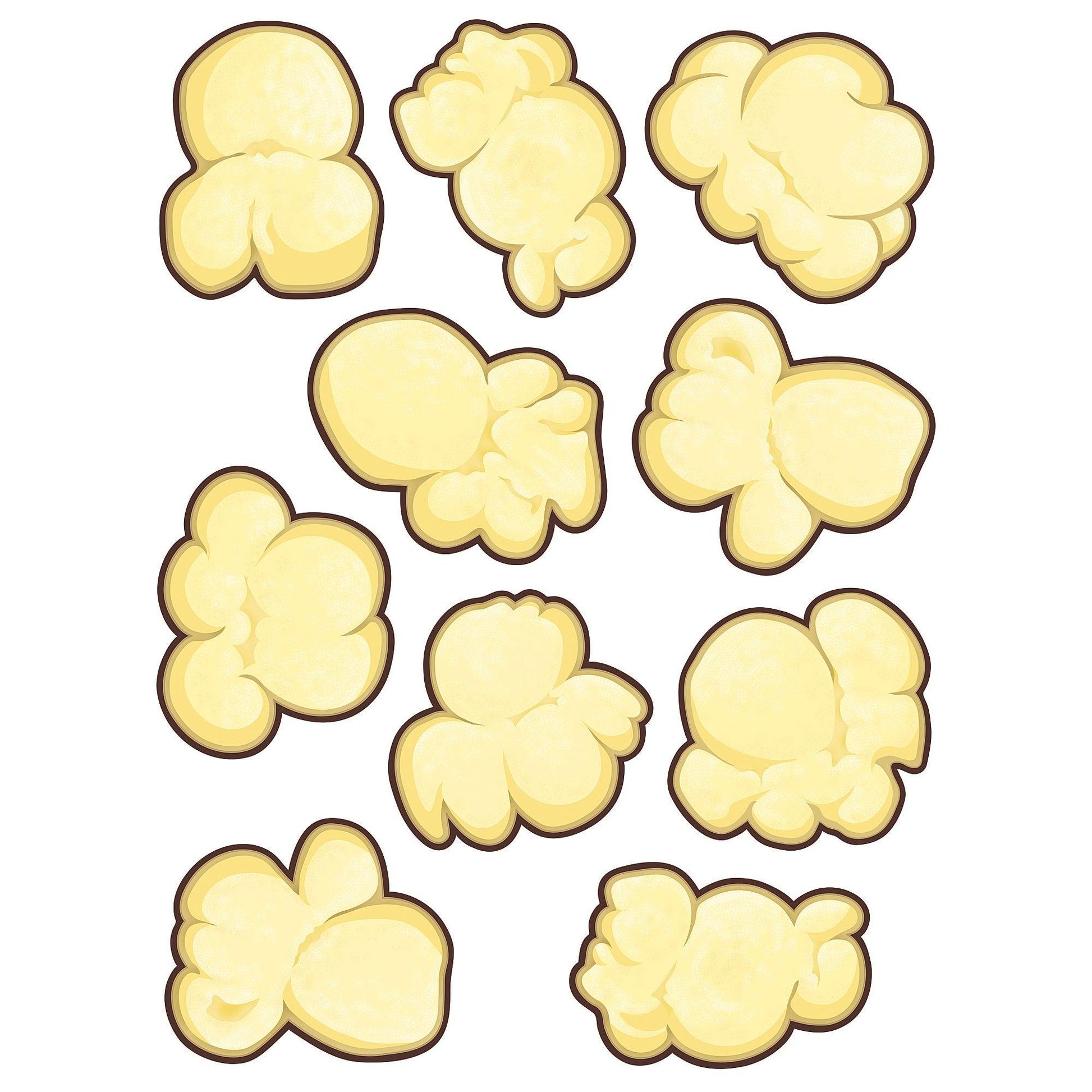 Popcorn Accents, 30 Per Pack, 3 Packs - Loomini