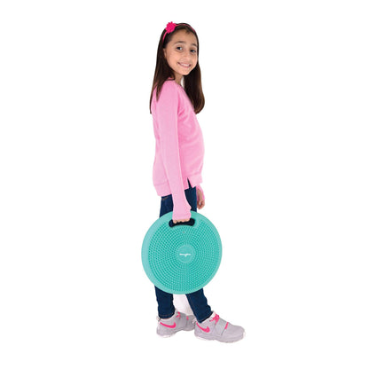 Portable Wiggle Seat Sensory Cushion, Green - Loomini