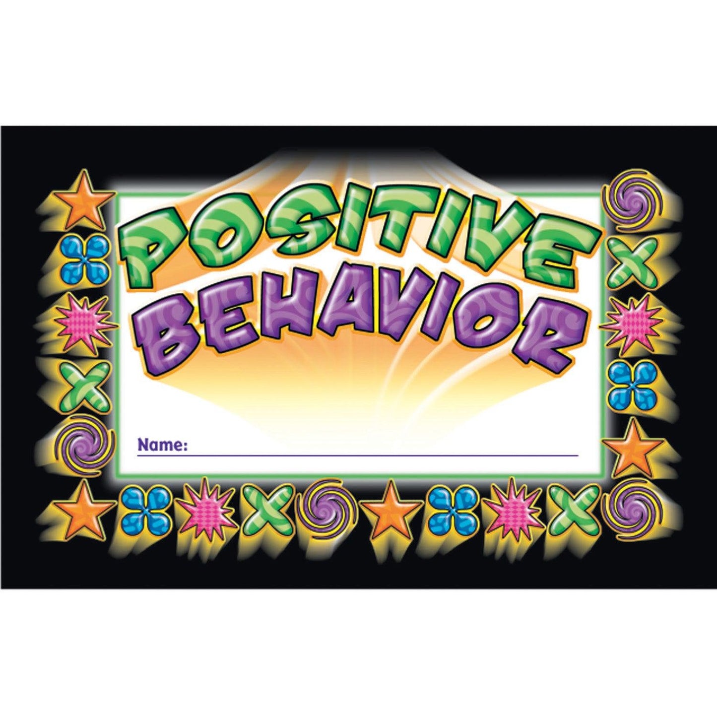 Positive Behavior Punch Cards, 36 Per Pack, 6 Packs - Loomini