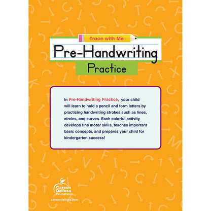 Pre-Handwriting Practice Activity Book, Grade Preschool-2, Pack of 3 - Loomini