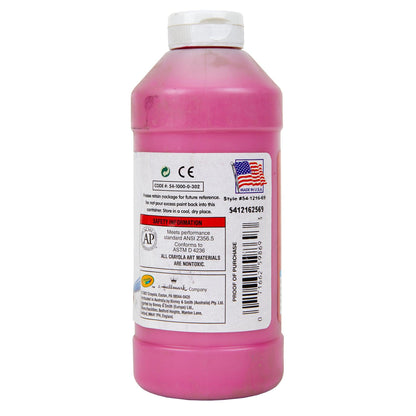 Premier Tempera Paint, 16 oz, Magenta, Pack of 3 - Loomini