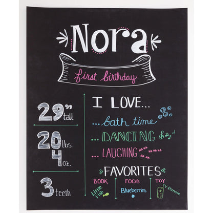 Premium Chalkboard Poster Board, Black, 22" x 28", 25 Sheets - Loomini