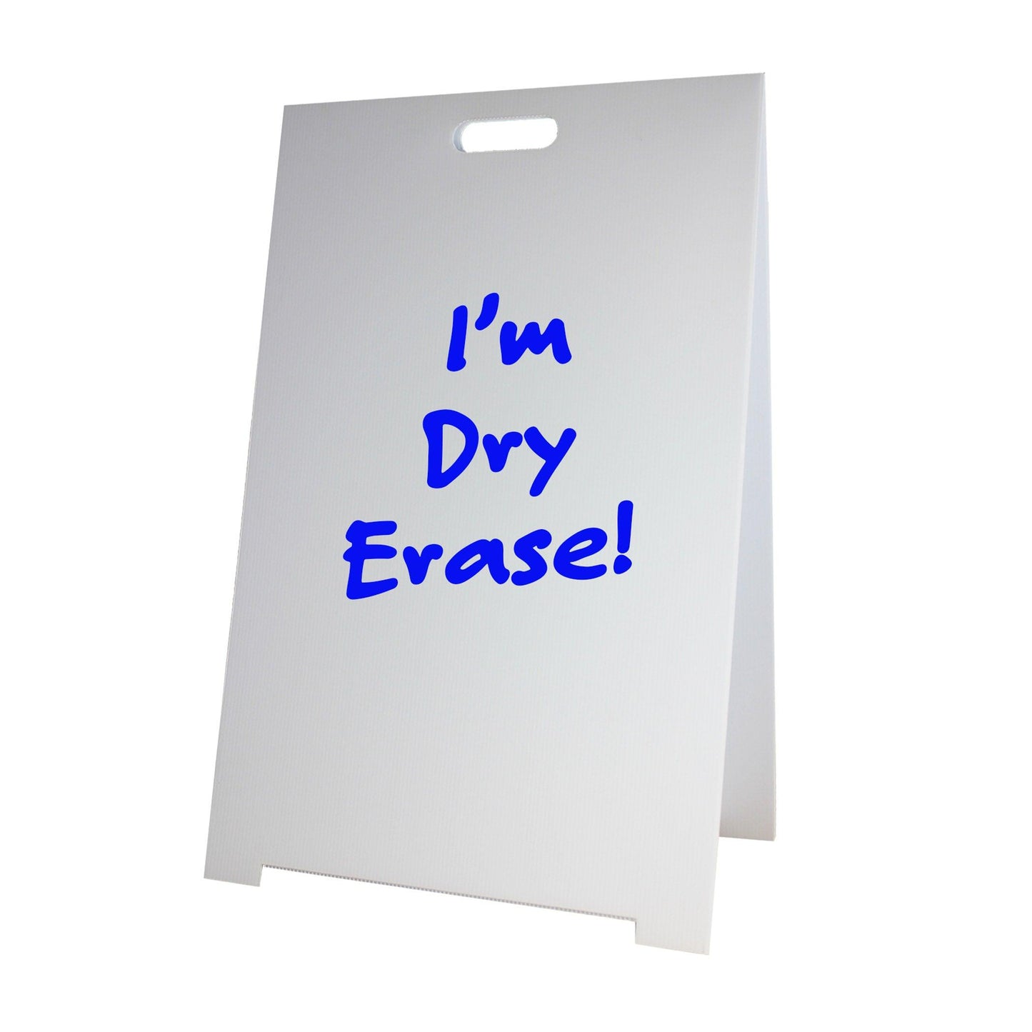 Premium Corrugated Plastic Dry Erase Marquee Easel - Loomini