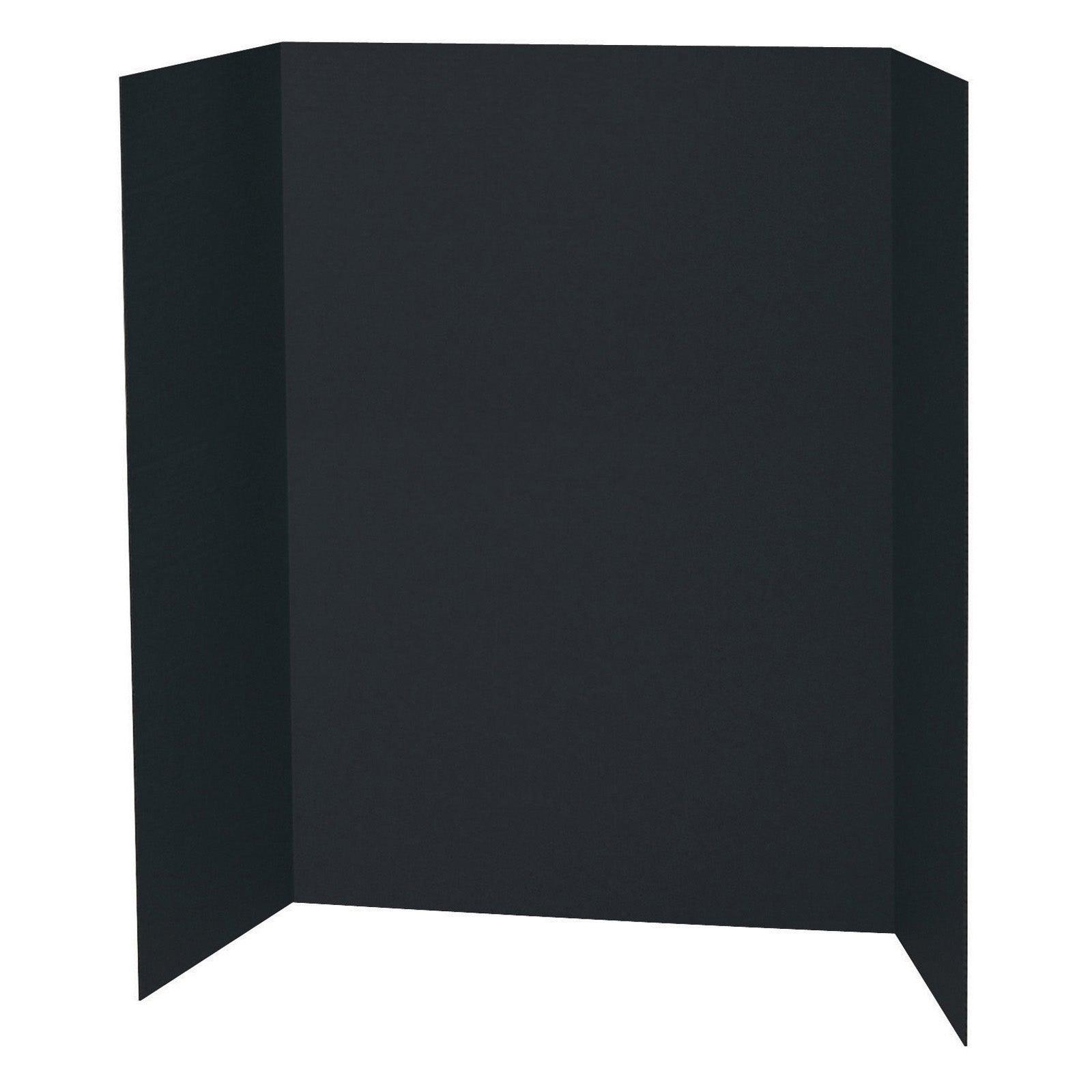 Presentation Board, Black, Single Wall, 48" x 36", Pack of 6 - Loomini