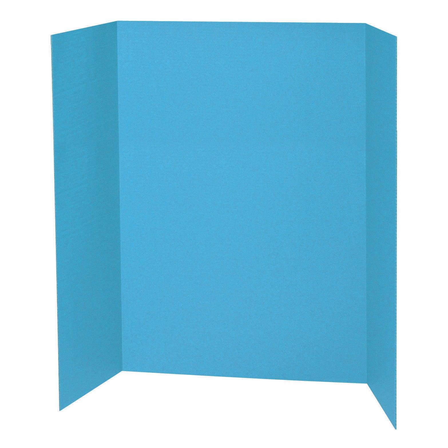 Presentation Board, Sky Blue, Single Wall, 48" x 36", Pack of 6 - Loomini