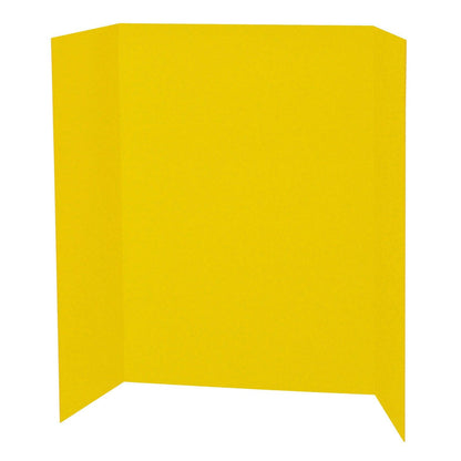 Presentation Board, Yellow, Single Wall, 48" x 36", Pack of 6 - Loomini