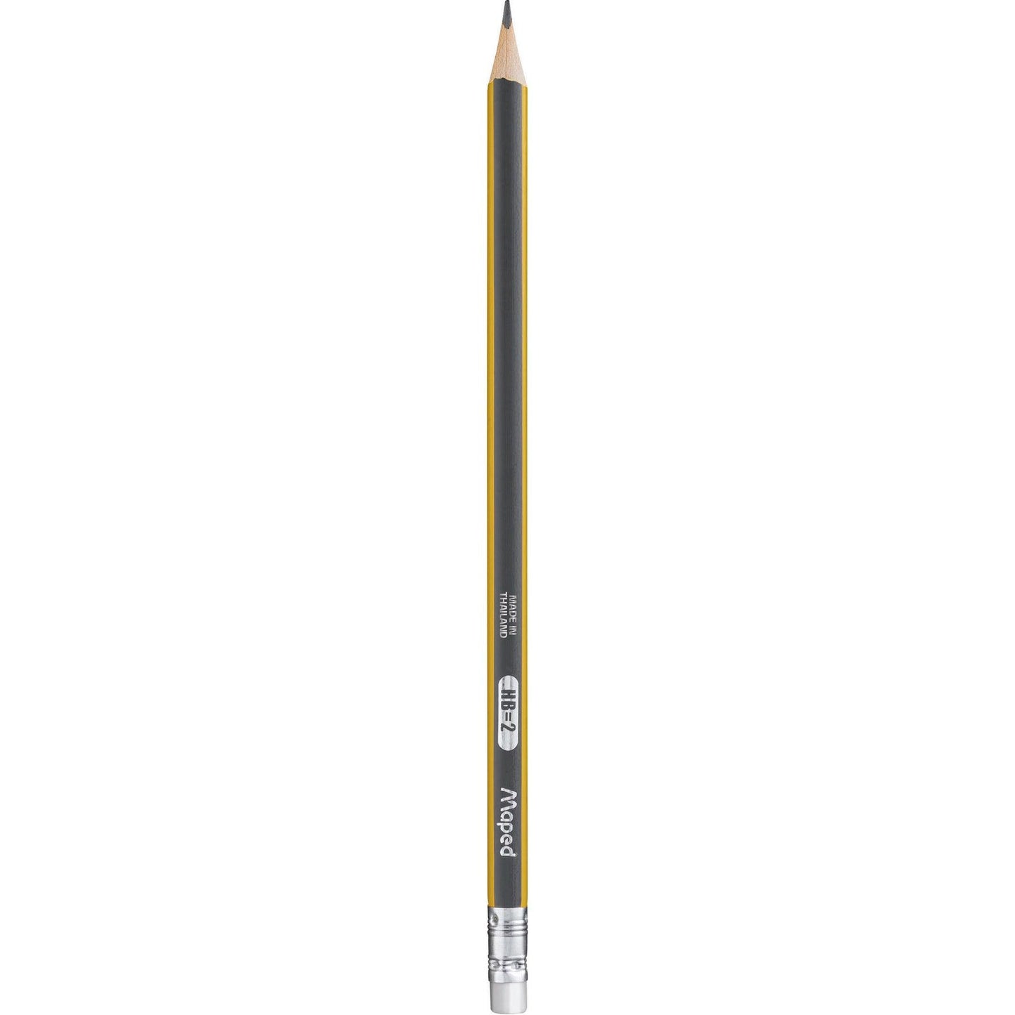 Prestige Striped Triangular Graphite #2 Pencils, 12 Per Pack, 6 Packs - Loomini