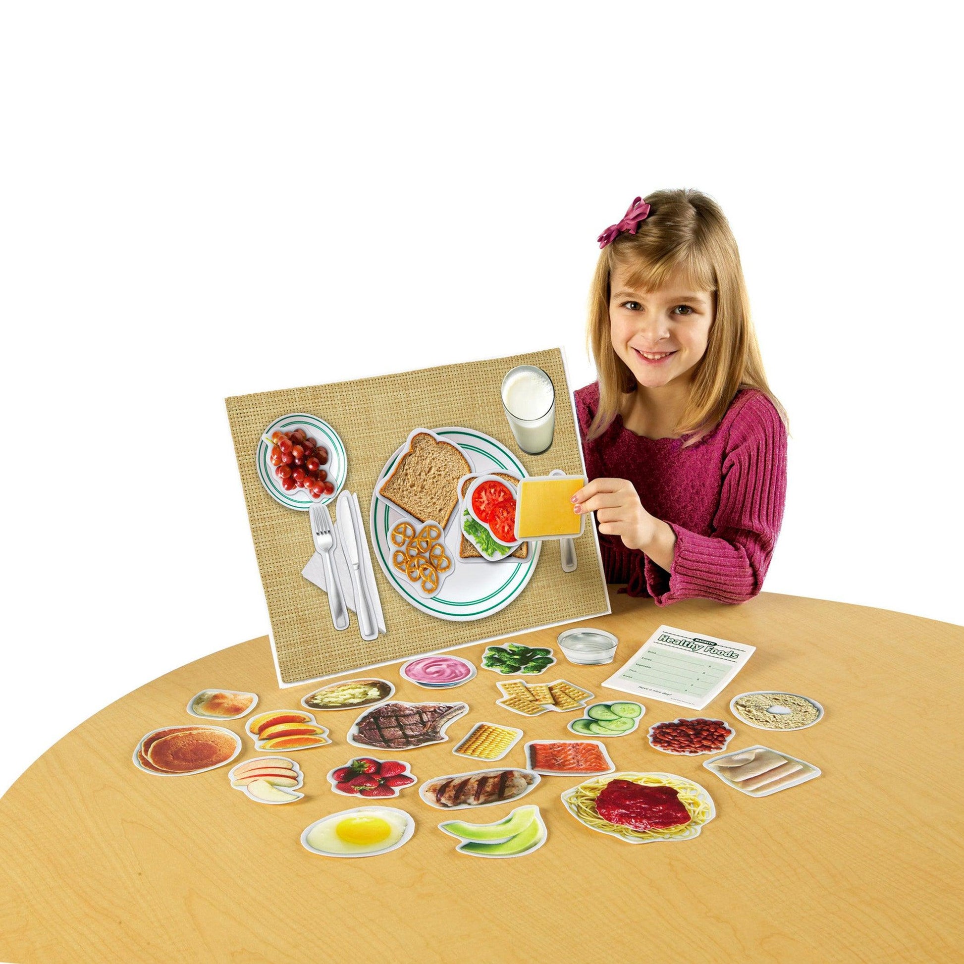 Pretend & Play® Magnetic Healthy Foods Set - Loomini