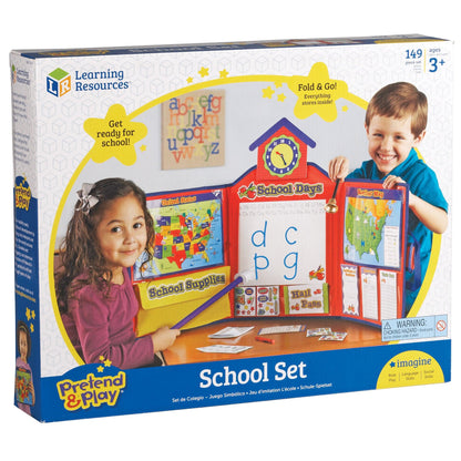 Pretend & Play® School Set w/US Map - Loomini