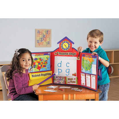 Pretend & Play® School Set w/US Map - Loomini