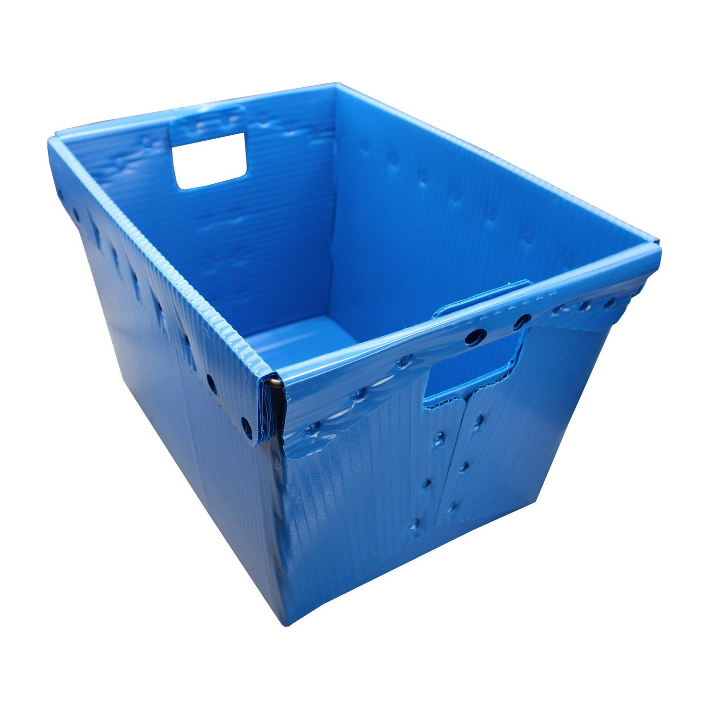 Primary Assorted Plastic Storage Postal Tote - 4 Pack - Loomini